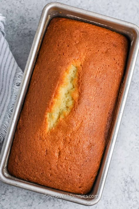 Butter Sour Cream Pound Cake, Sour Cream Cake Easy, Loaf Sour Cream Pound Cake, Easy Sour Cream Cake, Soft And Moist Pound Cake, Loaf Pound Cake Recipes Sour Cream, Sour Cream Cream Cheese Pound Cake, Pound Cake Recipes Moist Sour Cream And Cream Cheese, Pond Cake Recipe Easy