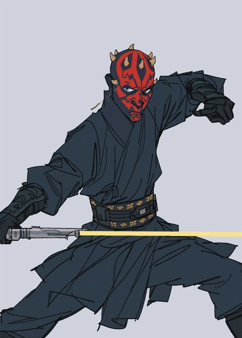 Everyday Malakia, Defense Pose, Jedi Maul, Star Wars Drawings, Counting Stars, Star Wars Concept Art, Star Wars 2, Darth Maul, Star Wars Fan Art