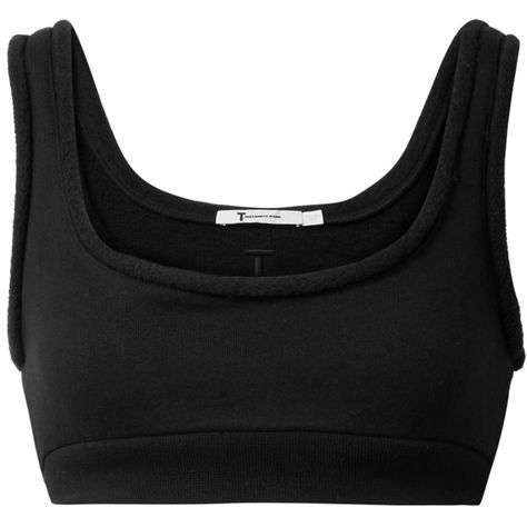 T by Alexander Wang Cotton-fleece bra top ($195) ❤ liked on Polyvore featuring tops, crop top, shirts, black, bra crop top, shirt top, scoop neck crop top, cropped tank top and cotton crop top Scoop Neck Crop Top, Fotografi Digital, Cotton Bras, Cotton Crop Top, Shirts Black, Crop Top Bra, Crop Top Shirts, Cotton Tank Top, T By Alexander Wang