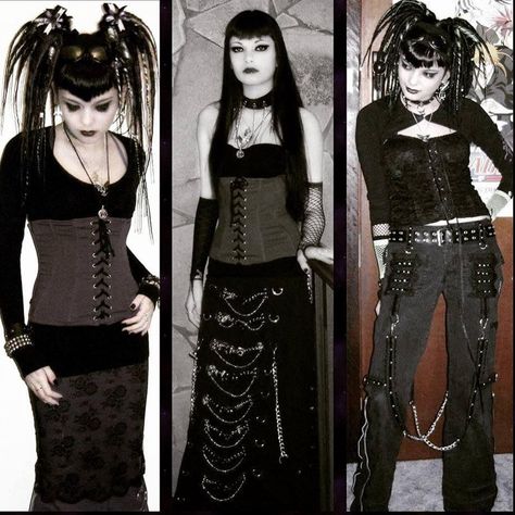 Mall Goth Fashion, Mall Goth Outfits, 90s Mall Goth, Goth 90s, Fashion 2000s, 90s Goth, Goth Subculture, Outfits 90s, Goth Y2k