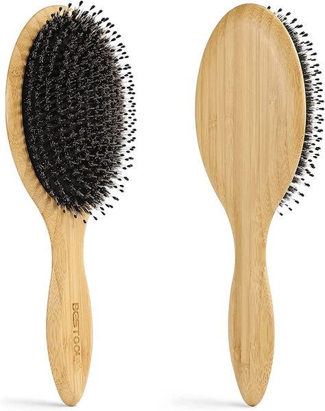 Bore Bristle Hair Brush, Boar Brush, Hair Content, Boar Bristle Hair Brush, Hair Smoothing, Natural Bristle Brush, Boar Bristle Brush, 2024 Wishlist, Wooden Brush