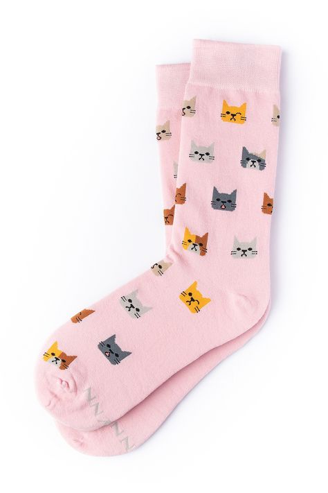 No need to pussyfoot around, step in style with these kitty cat socks in black.  Made from high-quality cotton, these socks are a combo of cats, comfort and class. Avocado Socks, Cat Socks, Women's Socks, Cute Socks, Pink Cat, No Show Socks, Boy Clothes, Tie Accessories