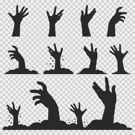 Zombie manos silueta negra. conjunto de ... | Premium Vector #Freepik #vector #halloween #mano #hombre #dibujos-animados Moldes Halloween, Homemade Halloween Decorations, Adornos Halloween, Homemade Halloween, Halloween Deco, Halloween Make, Outdoor Halloween, Halloween Outdoor Decorations, Yorkshire Terrier