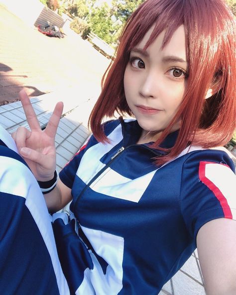 My Hero Academia cosplayer breaks the laws of gravity as Ochako Uraraka | Dexerto Halloween Lyrics, Uraraka Cosplay, My Hero Academia Cosplay, Mha Cosplay, Ochako Uraraka, Japan Aesthetic, Cosplay Characters, Amazing Cosplay, Cute Cosplay