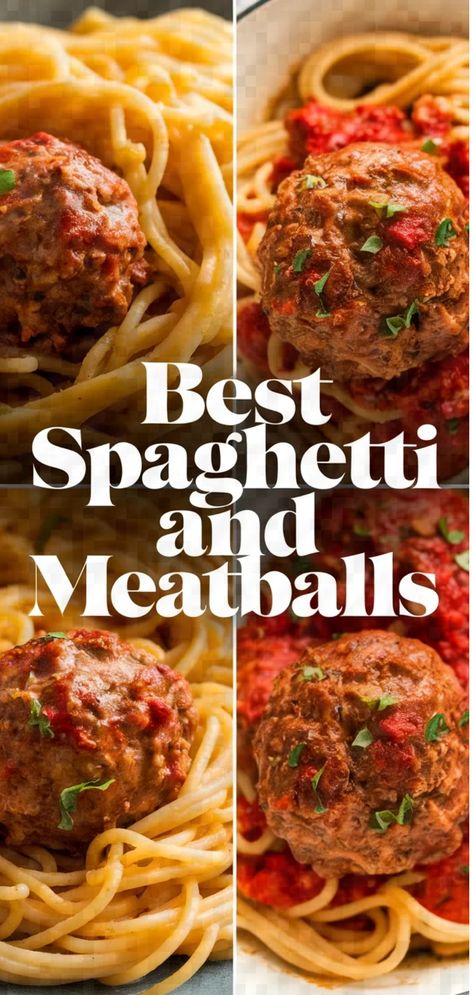 A photo of The Best Spaghetti And Meatballs Recipe Best Spaghetti And Meatballs, Spaghetti And Meatballs Recipe, Juicy Meatballs, Best Spaghetti, Meatballs Recipe, Savory Sauce, Spaghetti And Meatballs, Meatball Recipes, Mexican Recipes