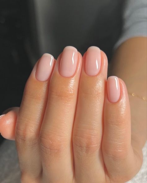 Pink Nails Engagement, Bridesmaid Nails Neutral, Clean Short Nails, Engagement Shoot Nails, Gel Nails Neutral, Formal Nails Acrylic, Short Clean Nails, Soap Nails, Milky Pink Nails