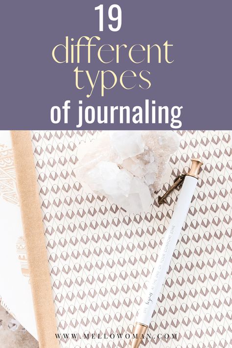 Journaling is a beneficial practice for many different reasons. It can help you implement new ideas or thoughts into your own life. It’s also an excellent outlet for creativity, and it allows you to reflect on your own personal journey. Here are 19 different types of journaling to inspire your writing! Journaling Categories, Guide To Journaling, Journaling Lists Ideas, Types Of Journal Prompts, Journal Ideas Inspiration, Different Journal Types, Journaling Styles, Types Of Journals Ideas, Type Of Journals