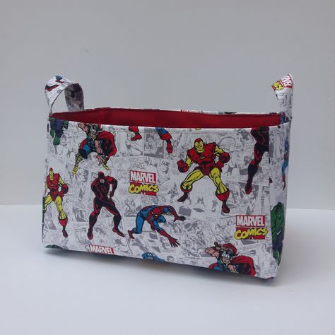 Book Caddy, Superhero Baby Shower, Fabric Organizer, Diaper Storage, Winnie The Pooh Nursery, Diaper Changing Station, Superhero Kids, Diaper Caddy, Baby Shower Gift Basket