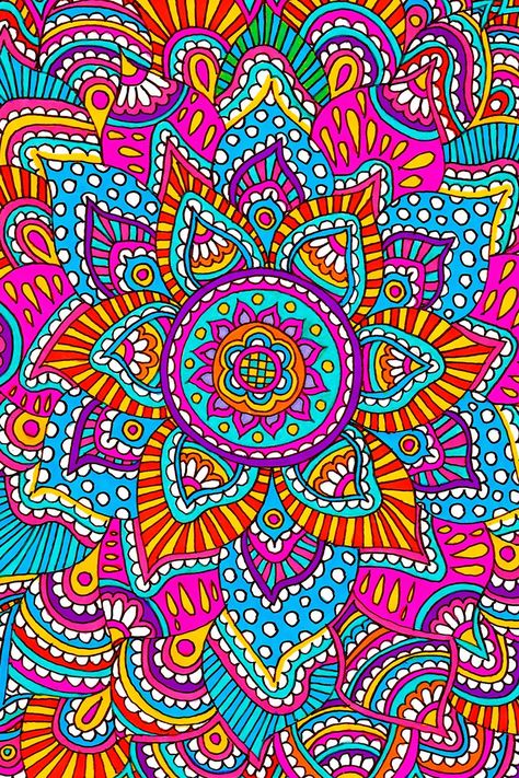 Morocco Theme, Mandala Wallpaper, Colors Background, Mandala Patterns, Colouring Page, Mandala Designs, Sharpie Art, Coloring Book For Adults, Wow Art