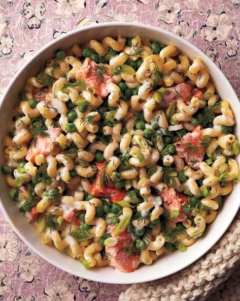 11 Spring Pasta Recipes Full of Fresh, Seasonal Flavor Salmon Noodle Casserole, Asparagus And Peas, Spring Pasta Recipes, Breaded Salmon, Salmon Noodles, Spring Pasta, Pea Pesto, Noodle Casserole Recipes, Favorite Pasta Recipes