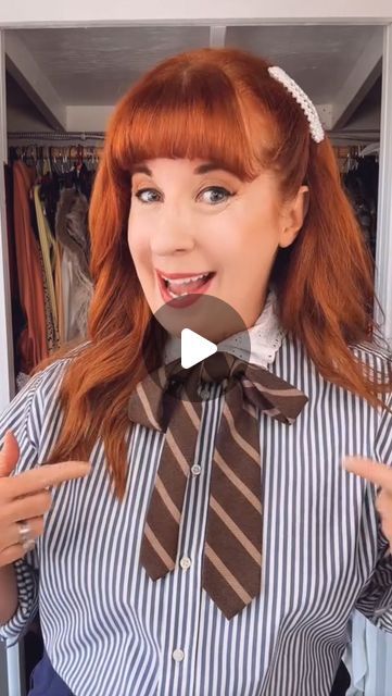 Christie Moeller | Stylist on Instagram: "How to tie a tie into a bow- not a bow tie. #styletips #styletip #fashiontips #stylehacks #stylehack #fashiontrends #styleinspo #fallfashion" Make A Tie, How To Tie Ribbon, Mens Tie, Ties Mens, Bow Tie, Autumn Fashion, Fashion Inspo, Flowers, Fashion Tips