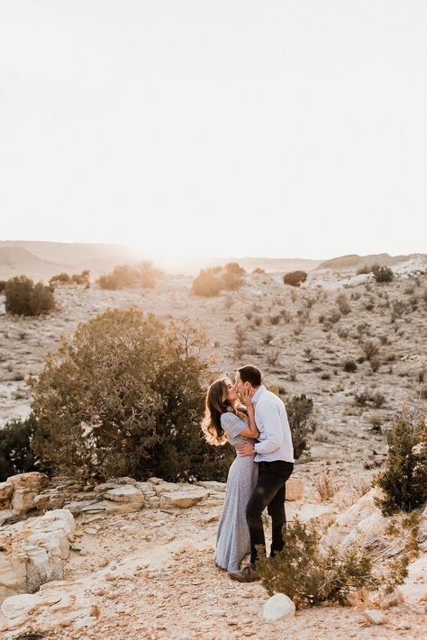 New Mexico Engagement Photos, Cleobella Dress, Hair Engagement, Engagement Hair, Loretto Chapel, Desert Engagement Photos, Boho Engagement, England Beaches, Dress Engagement