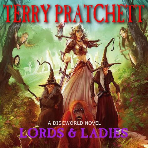 lords & ladies Terry Pratchett Books, Lords And Ladies, Trucking Humor, Terry Pratchett Discworld, Story Titles, Reading Nooks, Terry Pratchett, Fantasy Book, Book Shelves