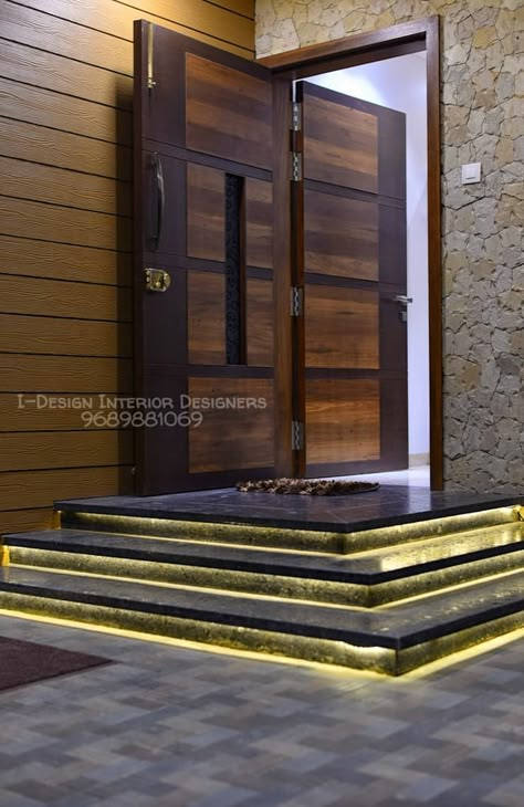 House Main Door, Modern Entrance Door, House Main Door Design, Main Entrance Door Design, Wooden Front Door Design, Wooden Main Door Design, Modern Entrance, Home Door Design, Entrance Door Design