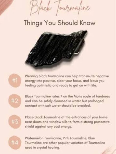 #Black tourmaline #crystals benifits know more click #christmas #healing #amazon #hom edecoration #gemstones #orgonite #energyhealing #ad #tarot #table #emf Black Tourmaline Cleansing, Black Tourmaline Benefits, Healing Rocks, Black Tourmaline Stone, Crystal Healing Chart, Black Tourmaline Crystal, Crystals Healing Properties, Spiritual Crystals, Crystal Therapy