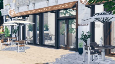 Sims 4 Restaurant Cc Maxis Match, Sims4 Lots No Cc, Sims 4 Restaurant Menu Cc, Sims 4 Italian Restaurant, Sims 4 Brunch Restaurant, Ts4 Restaurant, Sims 4 Restaurant Build, Sims 4 Restaurant Cc, Ts4 Lots