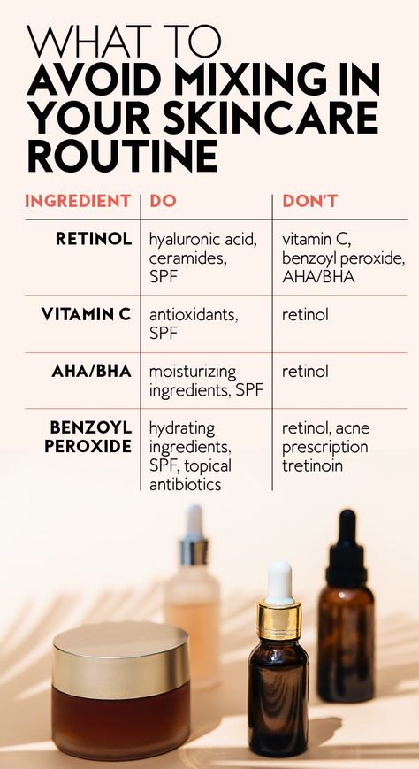 Retinol And Aha, What Not To Mix Skincare, Can You Mix Vitamin C And Retinol, Serums And Uses, Skincare Serums And What They Do, Retinol How To Use, Skincare Active Ingredients, Skincare That Cant Be Mixed, What Not To Mix With Retinol