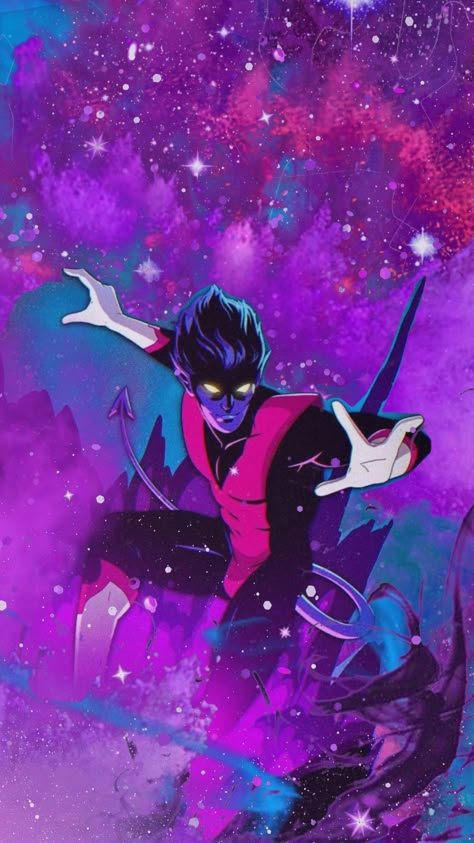 #nightcrawler #xmen #xmen97 Nightcrawler Wallpaper, Nightcrawler Fanart, Nightcrawler Wallpaper X Men, Storm And Nightcrawler, X Men Wallpaper, Nightcrawler X Men, Nightcrawler Comic Art, X Men Nightcrawler, Marvel Nightcrawler