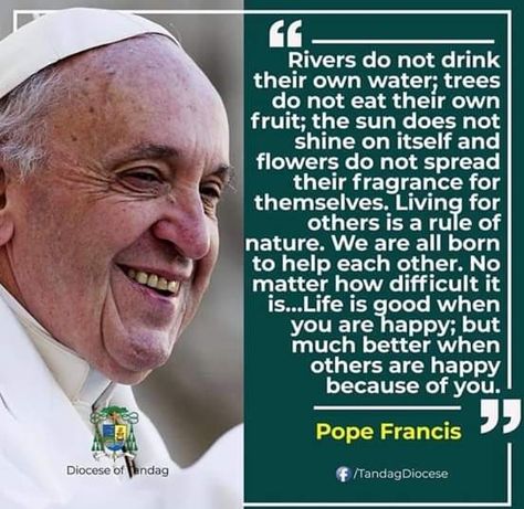 Pope Quotes, Pope Francis Quotes, Saint Quotes Catholic, The Pope, When You Are Happy, Saint Quotes, Catholic Quotes, Quotes By Famous People, Do Not Eat