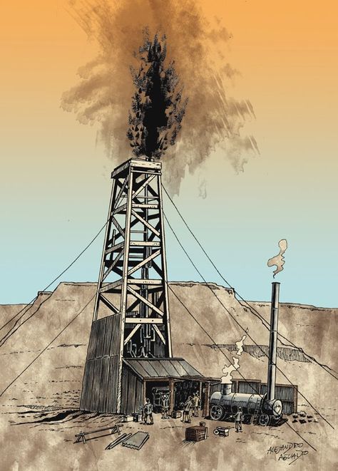 Oilfield Humor, Oil Platform, Creative School Project Ideas, Drilling Rig, Energy Industry, Fossil Fuels, Arabic Calligraphy Art, Oil And Gas, School Projects