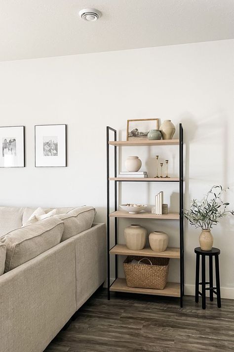 72" 5 Shelf Loring Ladder … curated on LTK Apartment Aesthetic Black, Black Apartment Aesthetic, New Apartment Aesthetic, Styling Shelf, Bookshelf Vintage, Black Apartment, Guys Room Aesthetic, Shelf Ladder, Shelf Decor Living Room