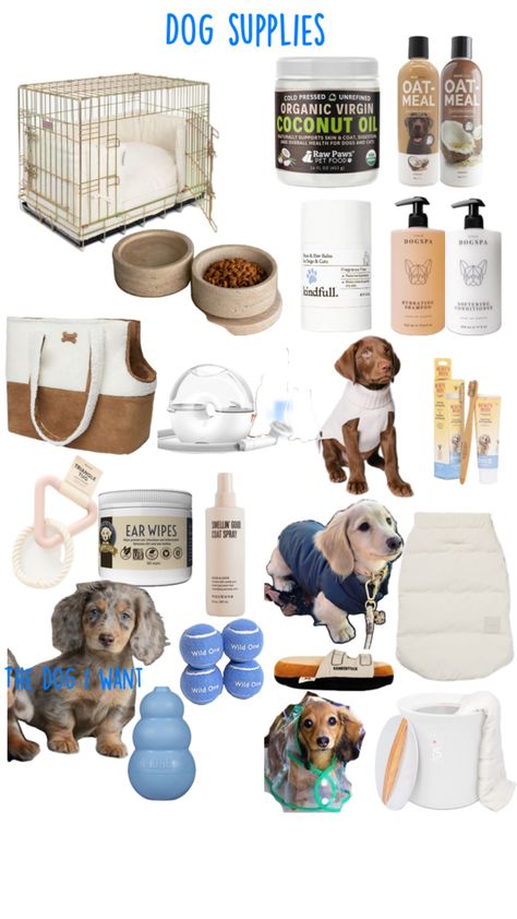 Dog Room Design, Supplies Aesthetic, Puppy Room, Service Dogs Gear, Puppy Mom, Dog Essentials, Care Aesthetic, Things I Want, Dog Rooms