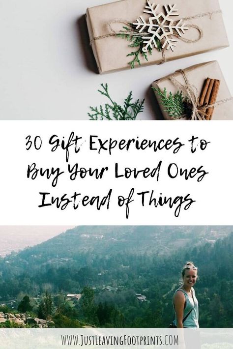 30 Gift Experiences to Buy Your Loved Ones Instead of Things Buy Experiences Not Things, Experience Gifts For Adults, Experiences Instead Of Gifts, Homemade Gift Boxes, Gifts Board, Homemade Gifts For Boyfriend, Vera Lynn, Ladies Group, Gift Experiences