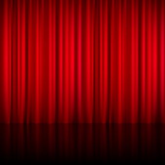 Free Vector | Luxury red curtains in victorian style, with drapery, tied with golden cord Hollywood Backdrop, Curtain Interior, Theatre Illustration, Golden Curtains, Theatre Curtains, Theatre Sign, Stage Curtains, Gif Background, Theatre Interior