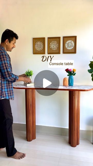 Diy Paver, Pipe Leg Table, Pavers Diy, Diy Table Legs, Pvc Table, Diy Console Table, Pipe Table, Mud House, Pvc Pipes