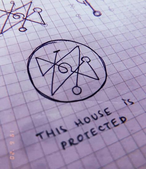 Room Protection Sigil, House Protection Sigils, Protection Sigil, Protection Rune, House Protection, House Sigil, Protection Sigils, Jean Ideas, Witch Symbols