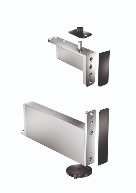 How to Install the Hardware of a Pivot Door? A Detailed Guide | ArchDaily Pivot Doors Detail, Cable Grommet, Pivot Door, Door Detail, Swinging Doors, Pivot Doors, Small Doors, Hex Key, Door Installation