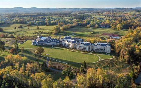 This 340-acre Country Estate Nestled in Virginia's Blue Ridge Mountains Should be Your Next Destination Virginia Travel, Florida Resorts, Resort And Spa, Country Estate, Race Day, Luxury Resort, Vacation Ideas, Travel Agency, Fall Fun