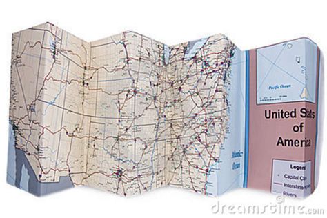 Folded Map Apocalypse Items, Items Png, Map Photo, Folded Maps, Moodboard Pngs, Photoshop For Photographers, United States Map, Travel Tourism, Stock Photography Free