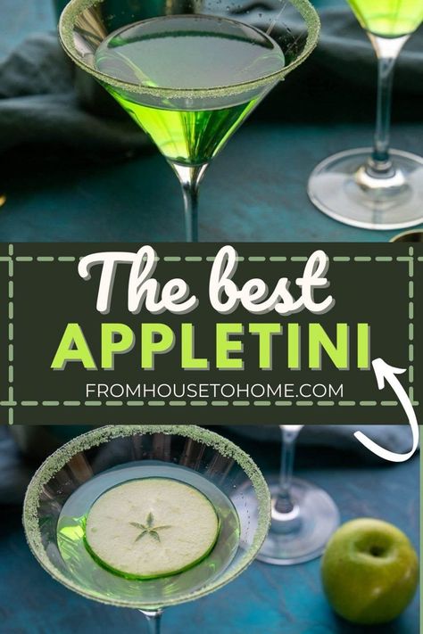 Apple Martini Recipe Vodka, Green Apple Martini Recipe, Apple Pucker Drinks, Sour Apple Martini, Appletini Recipe, Apple Martini Recipe, Green Apple Vodka, Sour Apple Pucker, Apple Syrup