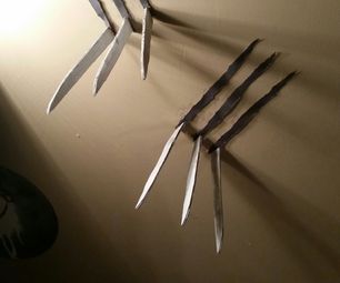 Wolverine Claws Through The Wall Porta Halloween, Chrome Spray Paint, Wolverine Claws, Dekorasi Halloween, Marvel Party, Superhero Halloween, Horror Party, Adornos Halloween, 10 Dollars