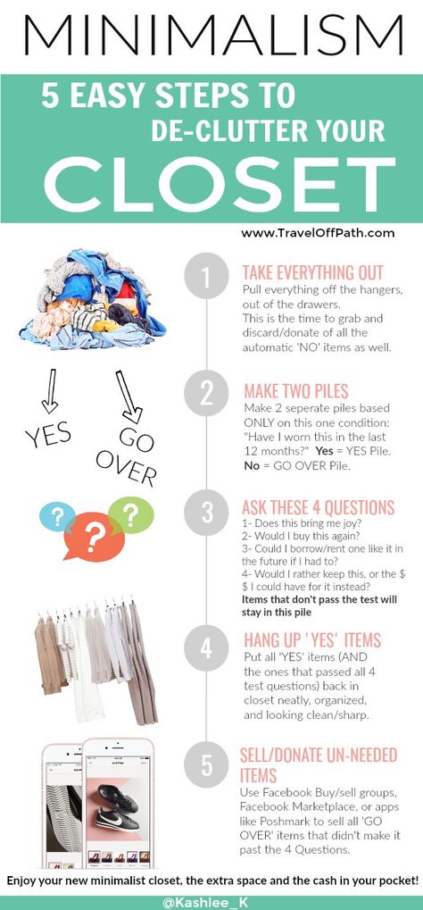 Declutter your Closet Minimalism and Downsizing How to Infographic How To Downsize Your Closet, How To Declutter Your Closet, Decluttering Ideas Minimalism, Minimal Closet, Declutter Closet, Minimalist Closet, Wake Ideas, Decluttering Inspiration, Minimalism Lifestyle