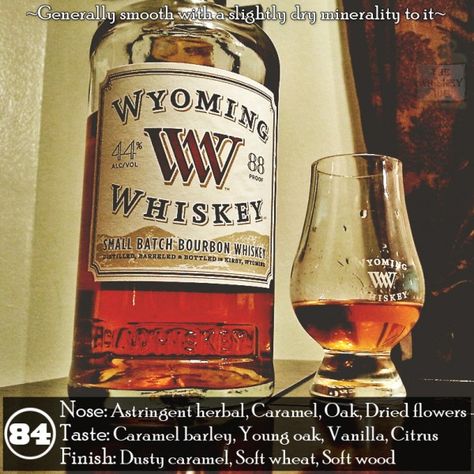 The first bourbon made in Wyoming. Whisky Drinks, Rye Bourbon, Whiskey Drinks, Cigars And Whiskey, Rye Whiskey, Bourbon Whiskey, Jack Daniels Whiskey Bottle, Rye, Wyoming