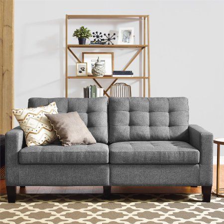 Dorel Living Bowie Sofa, Gray Best Couches, Best Couch, Cheap Living Room Sets, Gray Couch, Cheap Living Room Furniture, Sofa Gray, Addition Ideas, Cool Couches, Sofas For Small Spaces