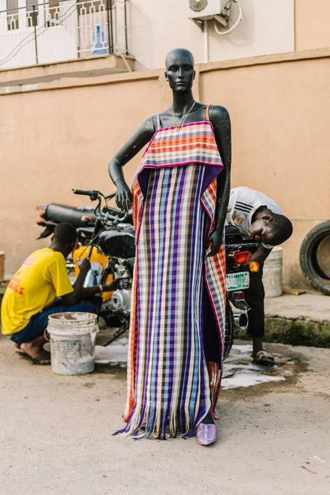 Kenneth Ize, African Street Style, African Designers, South African Fashion, Museum Fashion, Fashion Mirror, African Fabrics, Aso Oke, Lagos Nigeria