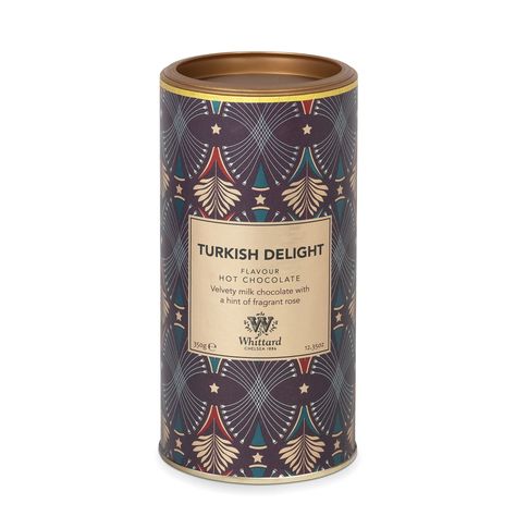 Turkish Delight flavour Hot Chocolate | Whittard of Chelsea Hot Chocolate Images, Hot Chocolate Powder, Whittard Of Chelsea, Hot Chocolate Cocoa, Alice Tea Party, Christmas Hot Chocolate, Chocolate Powder, Chocolate Bomb, Ready For Christmas