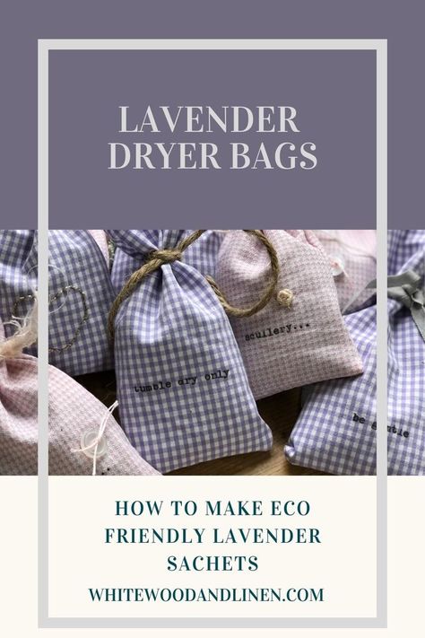 Diy Sachets How To Make, Dryer Sachets Diy, Homemade Sachet Bags, Diy Lavender Sachet Bags, Lavender Dryer Bags Diy, Lavender Sachets Ideas, Lavender Bags Ideas Diy, Lavender Sachets Diy How To Make, Sachets Diy How To Make