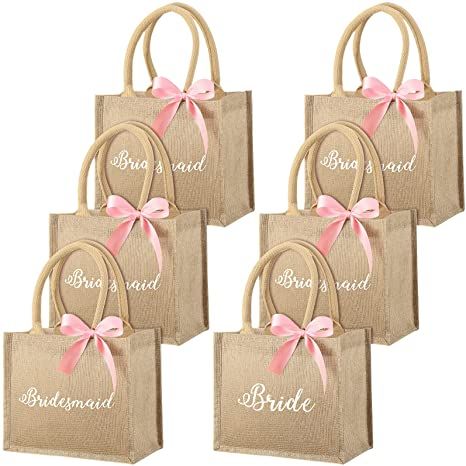 Bridesmaid Hamper, Bridesmaid Brunch, Taylor Wedding, Bride Tote Bag, Decorated Gift Bags, Bride Tote, Burlap Tote Bags, Bride Bag, Bridesmaid Tote Bags