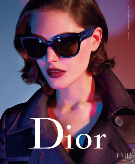 Photo feat. Catherine McNeil - Dior Eyewear - Spring/Summer 2013 Ready-to-Wear - Fashion Advertisement | Brands | The FMD #lovefmd Dior Eyewear, Eyewear Campaign, Fashion Ad Campaigns, Catherine Mcneil, Nice Glasses, Woman Sunglasses, House Of Dior, Dark Sunglasses, Great Ads