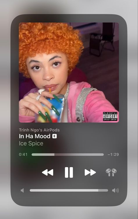 In Ha Mood, Playlist Vibes, Spotify Screenshot, Daily Ab Workout, Music Poster Ideas, Ice Spice, Inspirational Songs, Ice And Spice, Iphone Se Case