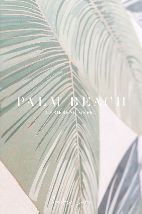 Life's a [palm] beach, don'tcha think🤗We've always said that "you can't go wrong with touch of green"🌴⁠ ⁠ Featured: Palm Beach Caribbean Green Sage Green Trim, Large Format Porcelain Tile, Leaf Tile, Beach Caribbean, Design For Wall, Palm Leaf Design, Beach Collection, Palm Leaf, Large Format