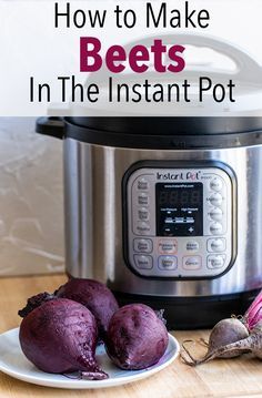 Cooking Beets In Instant Pot, Instant Pot Beets, Cooking Pork Ribs, How To Make Beets, Cooking Beets, Fresh Beets, Beet Recipes, How To Cook Pork, Instant Pot Soup