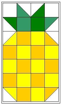 Pachwork Ideas, Pineapple Quilt Pattern, Pineapple Quilts, Fun Quilts, Colchas Quilting, Quilting Applique, Pineapple Quilt, Painted Barn Quilts, Summer Decorations