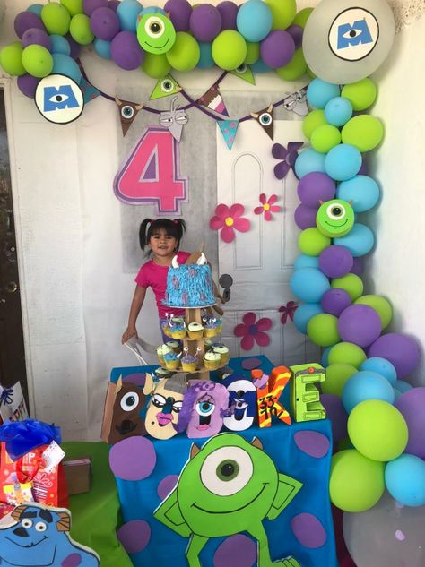 Monster inc, boo Monster 1st Birthdays, Monster Inc Birthday, Baby Birthday Themes, Monster Inc, Dino Party, 1st Birthdays, Monsters Inc, Baby Birthday, Birthday Theme