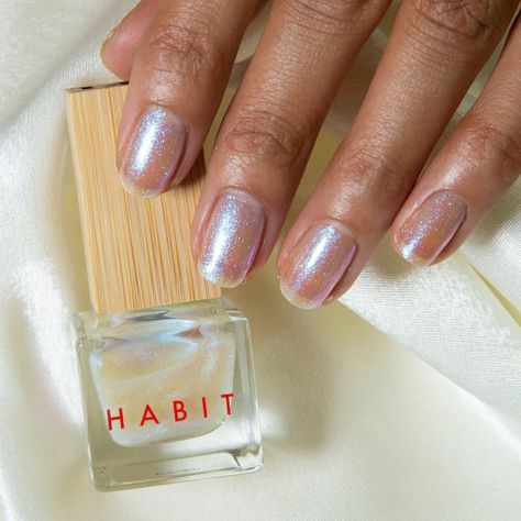 Browse our nail polishes– Page 2 – Habit Cosmetics Strengthening Nail Polish, Iridescent Nail Polish, Indie Makeup Brands, Sheer Nail Polish, Sheer Nails, Cruelty Free Nail Polish, Nail Time, Shoe Nails, Vegan Nail Polish