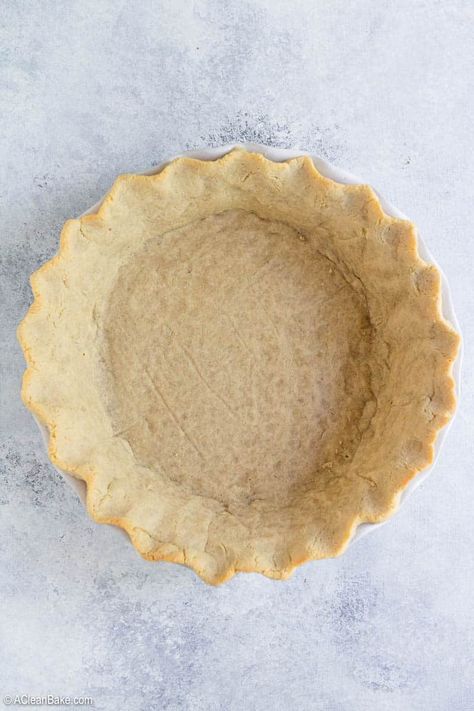 Grain Free and Vegan Pie Crust (original version) Gluten Free Pie Crust Recipe, Easy Flaky Pie Crust, Holiday Pies Recipes, Vegan Pies Recipes, Healthier Treats, Gluten Free Pie Crust, Fall Vegan Recipes, Pie Crust Recipe, Savory Pies